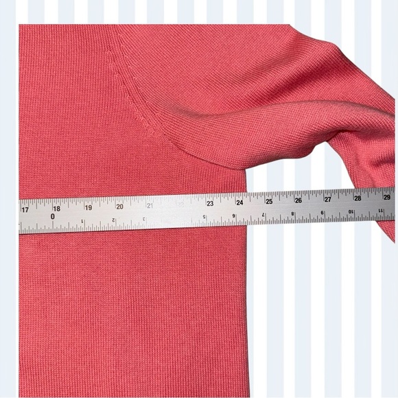 NWT Talbots BOLD ORANGES CREWNECK PULLOVER SWEATER 2X Pink/Orange - Picture 7 of 13